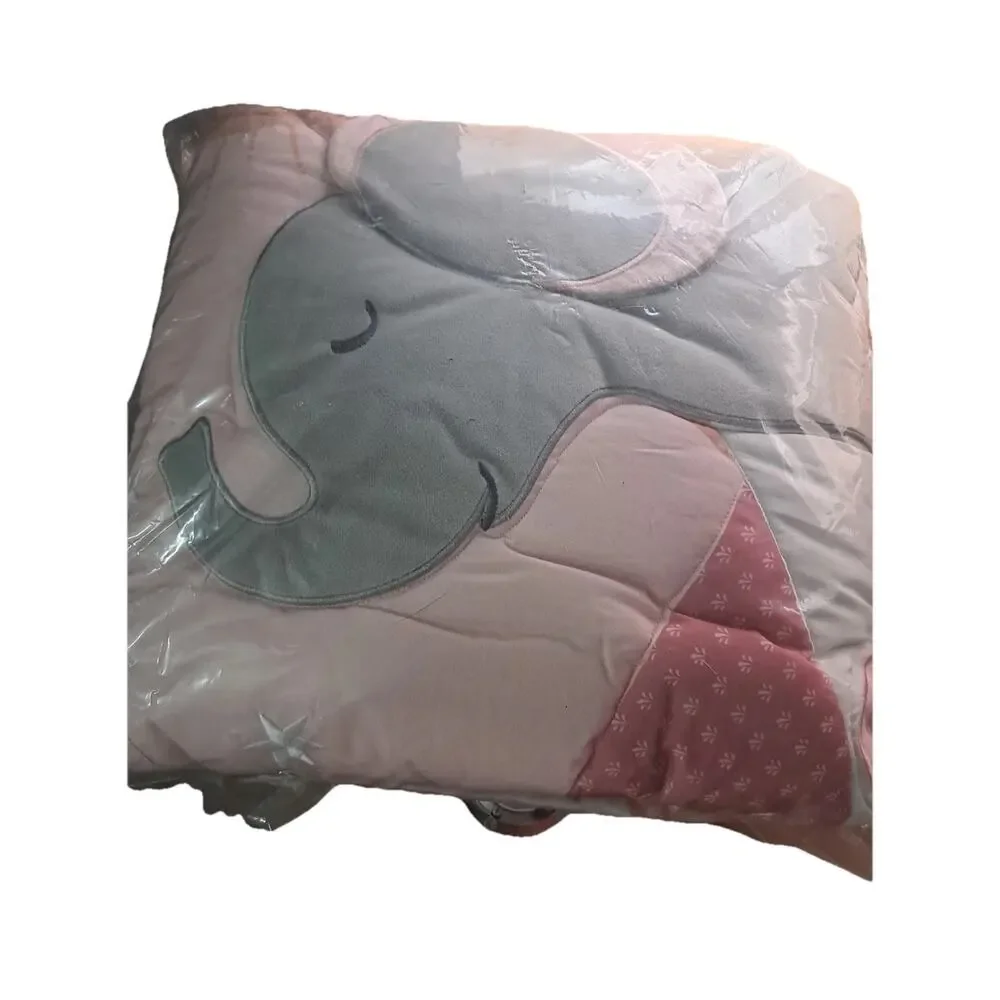 The PeanutshellSafari Oasis, Cotton Crib Bedding Set for Baby Girls, 4 Pieces